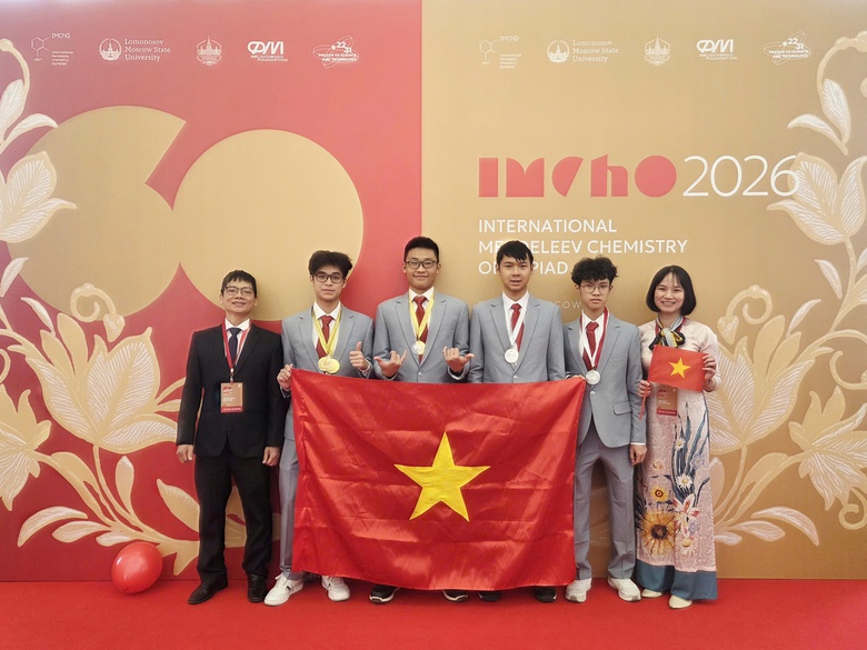 Ng&ocirc; Ho&agrave;ng Minh xuất sắc xếp thứ hai to&agrave;n cầu tại Olympic H&oacute;a học Mendeleev 2026- Ảnh 1.