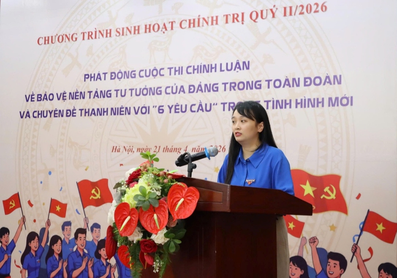 Đo&agrave;n Thanh ni&ecirc;n Bộ X&acirc;y dựng ph&aacute;t động cuộc thi Bảo vệ nền tảng tư tưởng của Đảng- Ảnh 2.