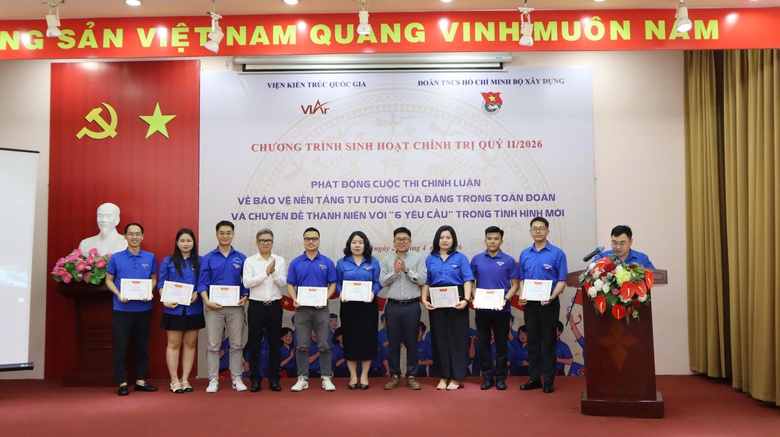 Đo&agrave;n Thanh ni&ecirc;n Bộ X&acirc;y dựng ph&aacute;t động cuộc thi Bảo vệ nền tảng tư tưởng của Đảng- Ảnh 6.