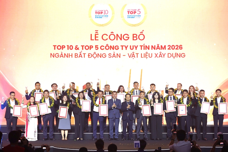 Vietnam Report vinh danh c&aacute;c c&ocirc;ng ty uy t&iacute;n ng&agrave;nh X&acirc;y dựng- Ảnh 1.