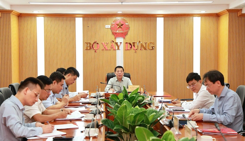 Ban Thường vụ Đảng ủy Bộ X&acirc;y dựng họp phi&ecirc;n thường kỳ th&aacute;ng 4/2026- Ảnh 1.