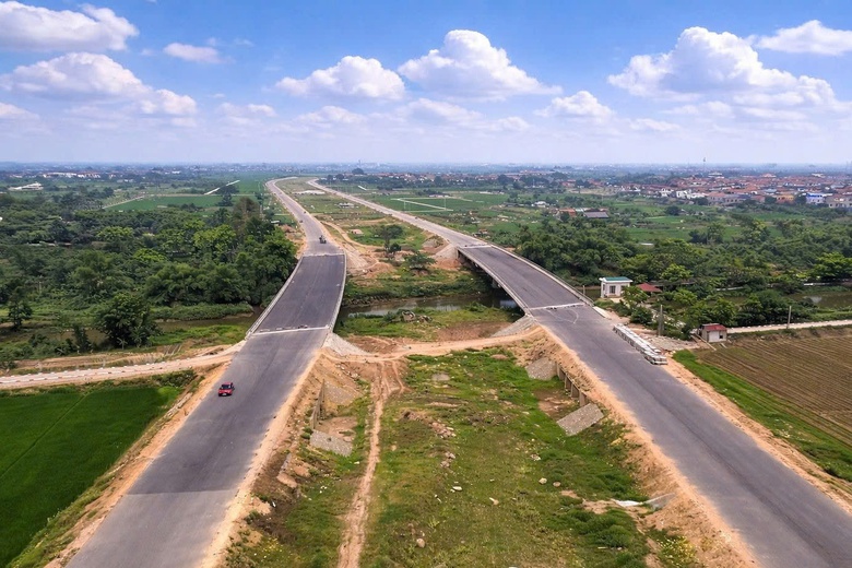 V&agrave;nh đai 4 đoạn qua H&agrave; Nội tăng tốc, nhiều hạng mục đạt tiến độ cao- Ảnh 1.