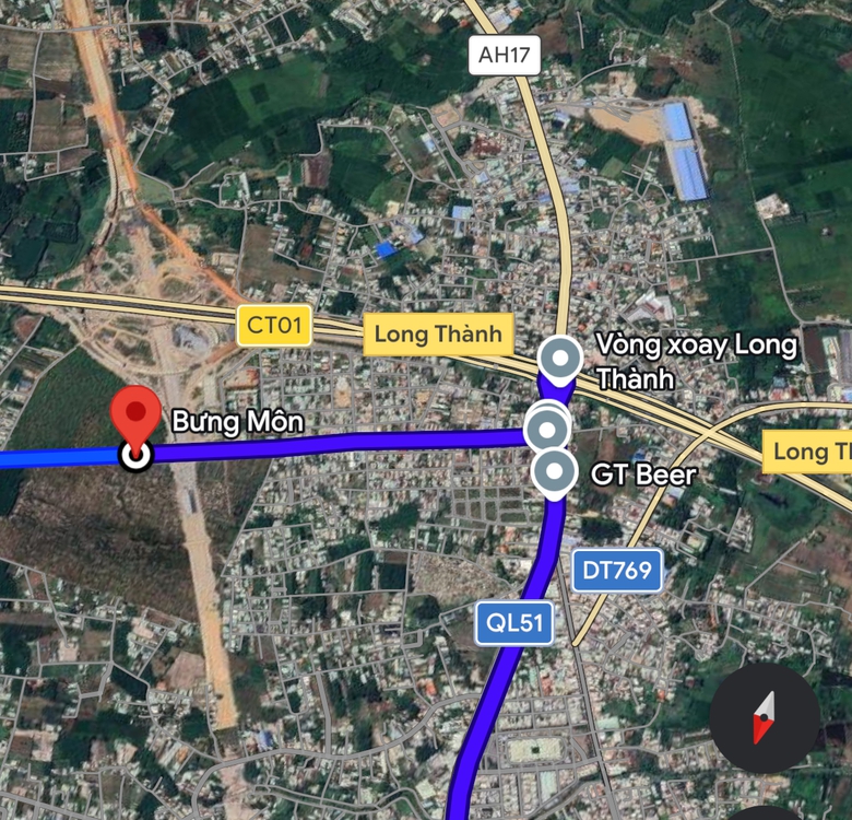 Hướng dẫn chi tiết t&agrave;i xế v&agrave;o cao tốc Bi&ecirc;n H&ograve;a - Vũng T&agrave;u từ QL51 v&agrave; đường Bưng M&ocirc;n- Ảnh 2.