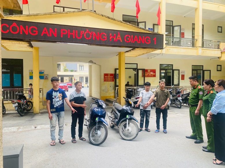 Tuy&ecirc;n Quang: Phối hợp li&ecirc;n tỉnh bắt nh&oacute;m đối tượng trộm xe m&aacute;y sau 4 giờ g&acirc;y &aacute;n- Ảnh 1.