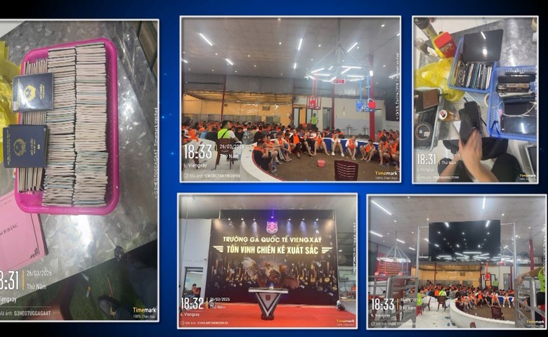 Triệt ph&aacute; trường g&agrave; quốc tế c&oacute; giao dịch đ&aacute;nh bạc hơn 1.200 tỷ đồng, khởi tố 196 bị can- Ảnh 3.