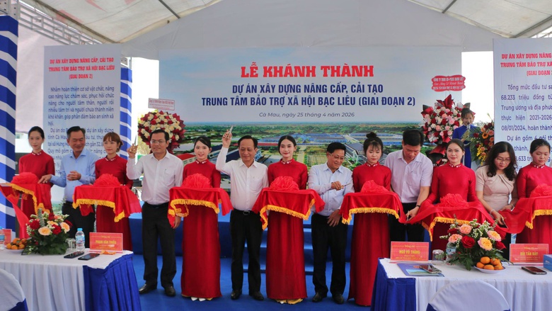 Khởi c&ocirc;ng, kh&aacute;nh th&agrave;nh hai c&ocirc;ng tr&igrave;nh trọng điểm tại C&agrave; Mau- Ảnh 2.