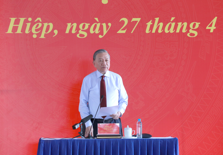 B&agrave;i n&oacute;i chuyện của Tổng B&iacute; thư, Chủ tịch nước T&ocirc; L&acirc;m với c&ocirc;ng nh&acirc;n, người lao động TP.HCM- Ảnh 1.