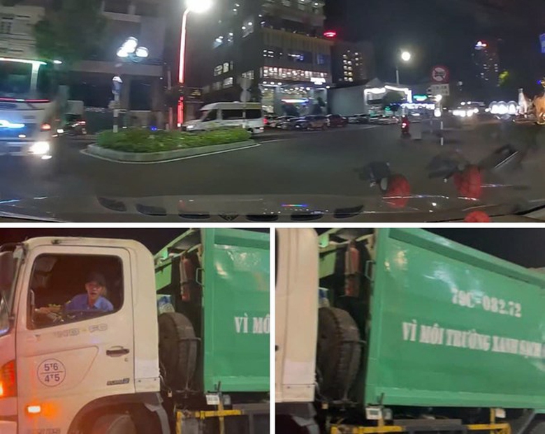 Nha Trang: Tạm đ&igrave;nh chỉ t&agrave;i xế xe vệ sinh vi phạm giao th&ocirc;ng, ứng xử chưa ph&ugrave; hợp - Ảnh 1.