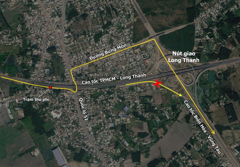 Cập nhật mới nhất lộ tr&igrave;nh v&agrave;o - ra cao tốc Bi&ecirc;n H&ograve;a - Vũng T&agrave;u từ Long Th&agrave;nh v&agrave; QL56- Ảnh 1.