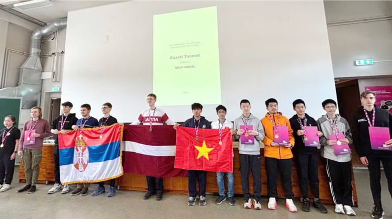 Đội tuyển Việt Nam gi&agrave;nh 2 huy chương v&agrave;ng tại Olympic Vật l&yacute; Bắc &Acirc;u - Baltic năm 2026- Ảnh 1.
