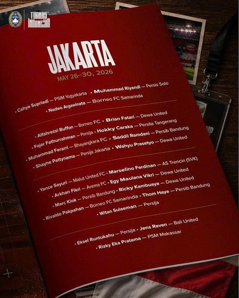 Indonesia c&ocirc;ng bố đội h&igrave;nh dự AFF Cup 2026, loạt sao nhập tịch vắng b&oacute;ng- Ảnh 2.