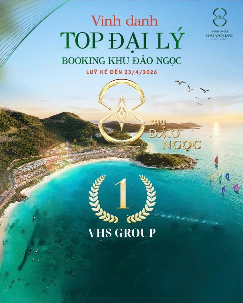 VHS Group bứt ph&aacute; TOP 1 đường đua Booking khu Đảo Ngọc - Vinhomes Hải V&acirc;n Bay- Ảnh 1.