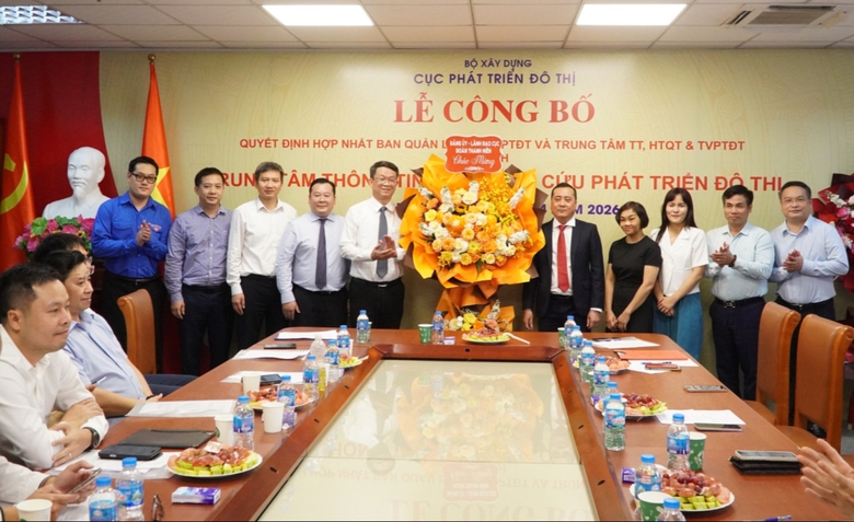 Ra mắt Trung t&acirc;m Th&ocirc;ng tin v&agrave; nghi&ecirc;n cứu ph&aacute;t triển đ&ocirc; thị- Ảnh 1.