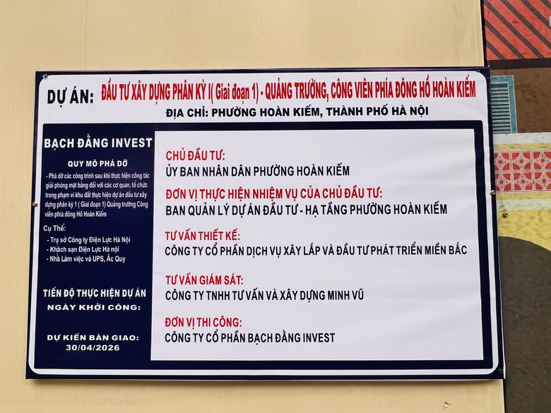 H&agrave; Nội: Gấp r&uacute;t ph&aacute; dỡ c&ocirc;ng tr&igrave;nh, chuẩn bị x&acirc;y quảng trường ph&iacute;a Đ&ocirc;ng hồ Ho&agrave;n Kiếm- Ảnh 11.
