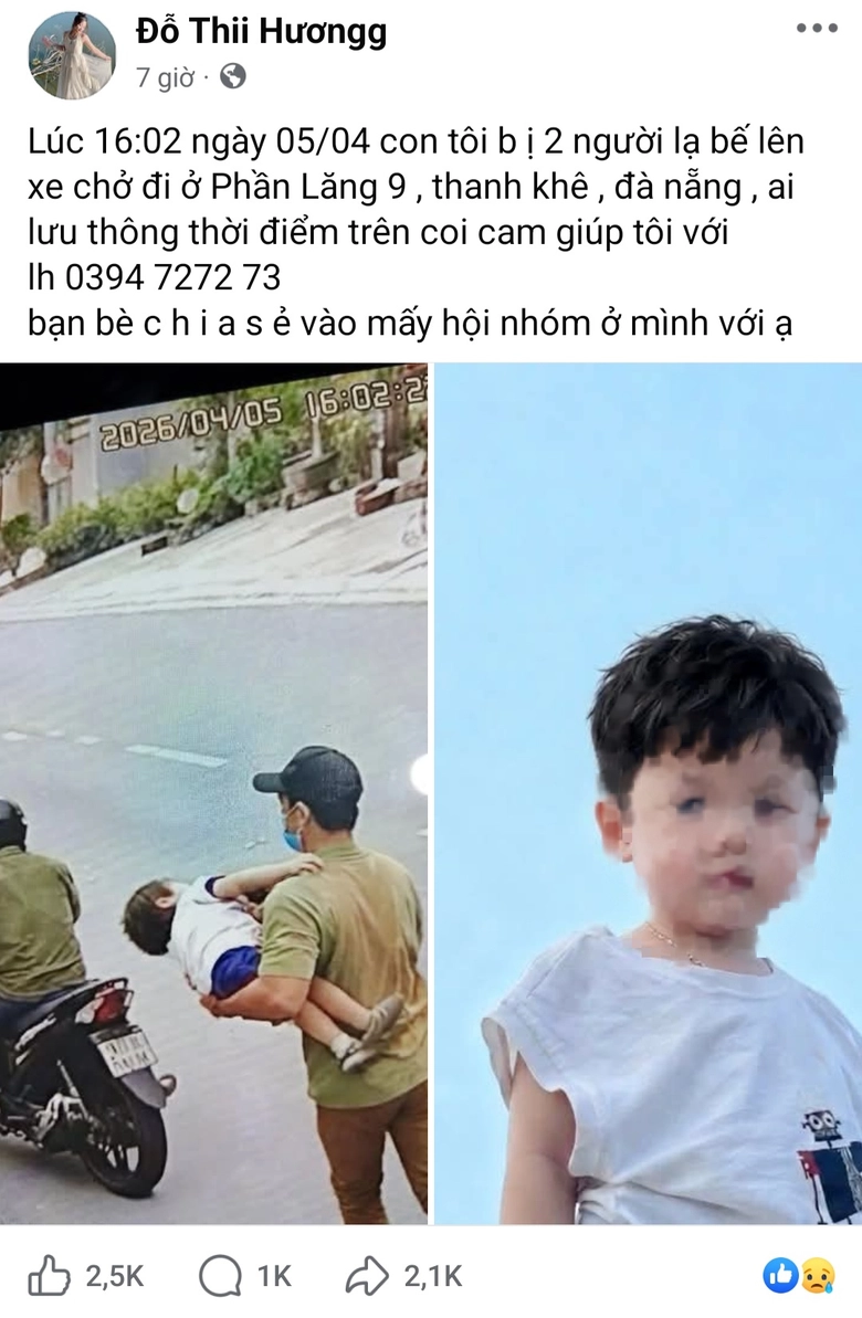 C&ocirc;ng an Đ&agrave; Nẵng b&aacute;c th&ocirc;ng tin bắt c&oacute;c trẻ em tr&ecirc;n địa b&agrave;n- Ảnh 1.