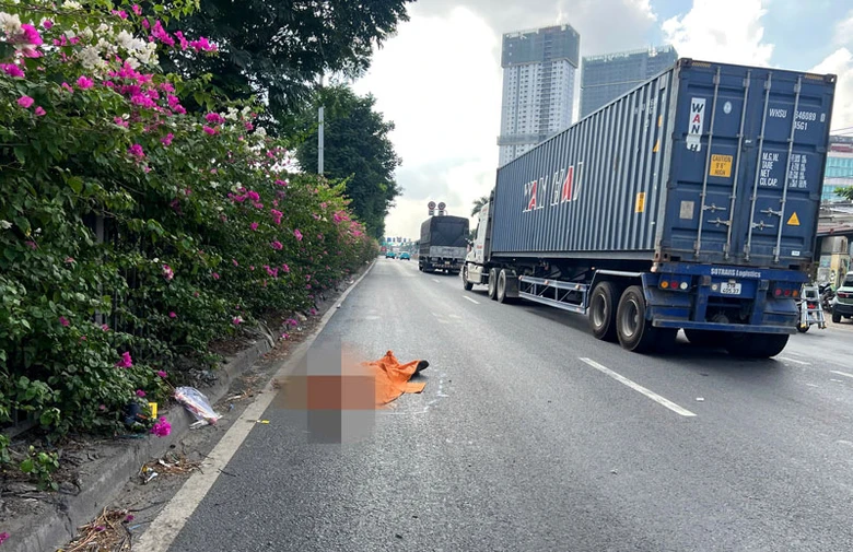 Hiện trường vụ tai nạn.