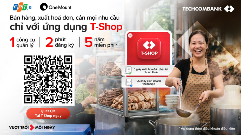 Techcombank ra mắt ứng dụng giúp hộ kinh doanh quản lý bán hàng vượt trội- Ảnh 1. Techcombank ra mắt ứng dụng giúp hộ kinh doanh quản lý bán hàng vượt trội- Ảnh 1.