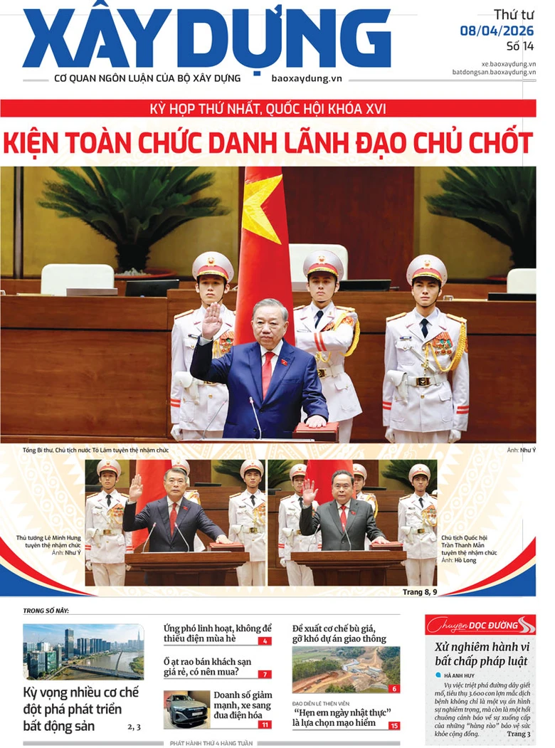 Tin mới nhất, hay nhất tr&ecirc;n B&aacute;o X&acirc;y dựng ng&agrave;y 8/4/2026- Ảnh 1.