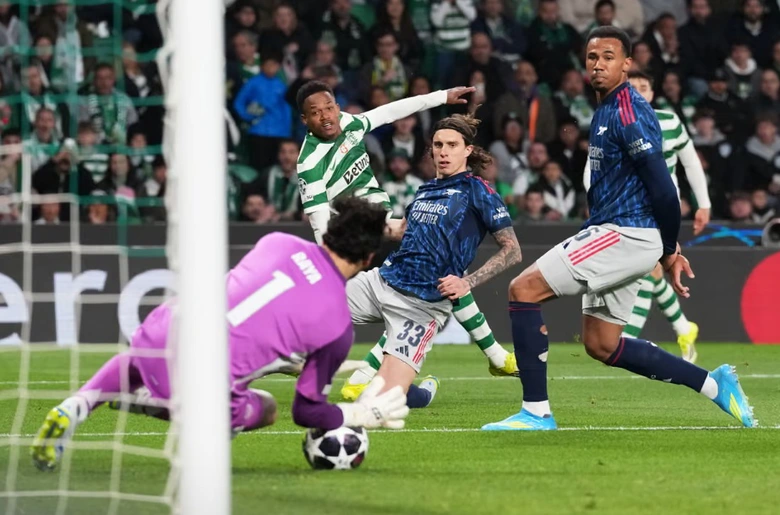 Kai Havertz ghi b&agrave;n ph&uacute;t cuối, Arsenal hạ Sporting Champions League- Ảnh 1.