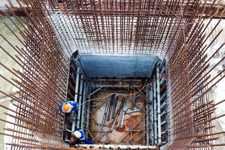 Tối ưu vật liệu thi công tại công trường cầu Đại Ngãi- Ảnh 3. Tối ưu vật liệu thi công tại công trường cầu Đại Ngãi- Ảnh 3.