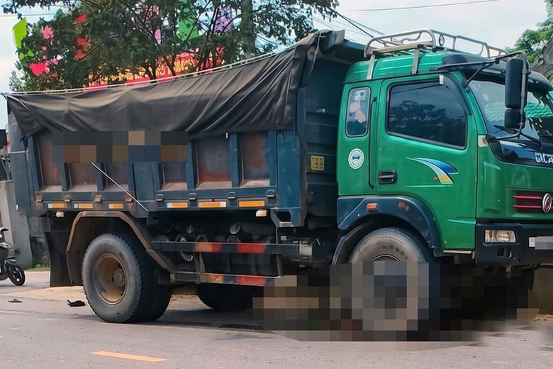 Hiện trường vụ tai nạn.