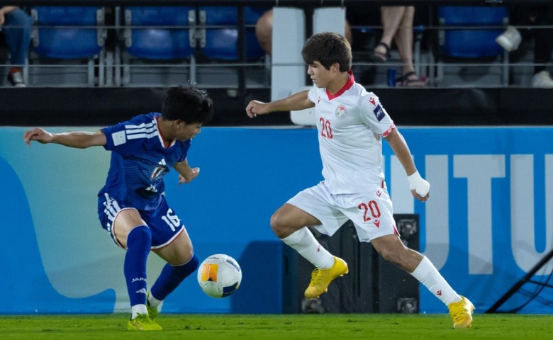 Thắng thuyết phục Tajikistan, Nhật Bản gi&agrave;nh v&eacute; v&agrave;o b&aacute;n kết U17 ch&acirc;u &Aacute; 2026- Ảnh 2.