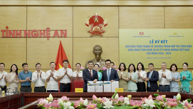 Vietnam Airlines đồng hành cùng Nghệ An quảng bá du lịch, thu hút đầu tư- Ảnh 1. Vietnam Airlines đồng hành cùng Nghệ An quảng bá du lịch, thu hút đầu tư- Ảnh 1.