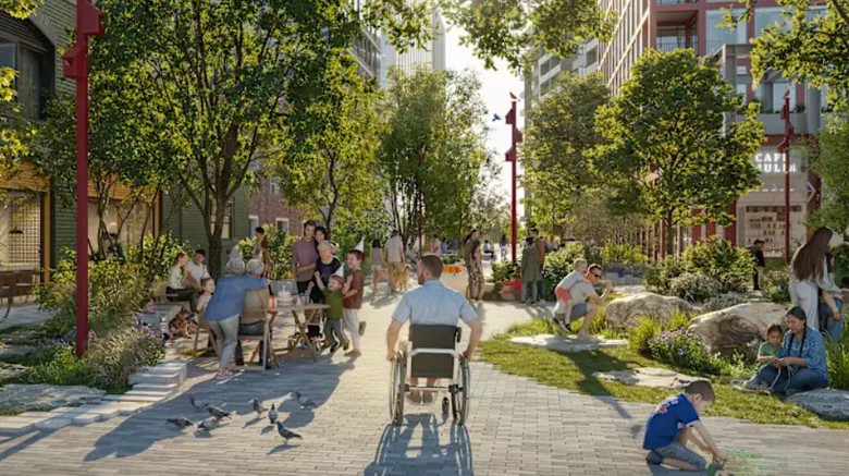 Toronto quy hoạch khu phố đặc biệt, biến đường phố thành công viên, giảm thiểu ngập lụt- Ảnh 1. Toronto quy hoạch khu phố đặc biệt, biến đường phố thành công viên, giảm thiểu ngập lụt- Ảnh 1.