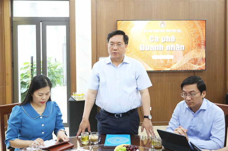"C&agrave; ph&ecirc; doanh nh&acirc;n" ở Ph&uacute; Thọ - K&ecirc;nh đối thoại trực tiếp ch&iacute;nh quyền v&agrave; doanh nghiệp- Ảnh 2.