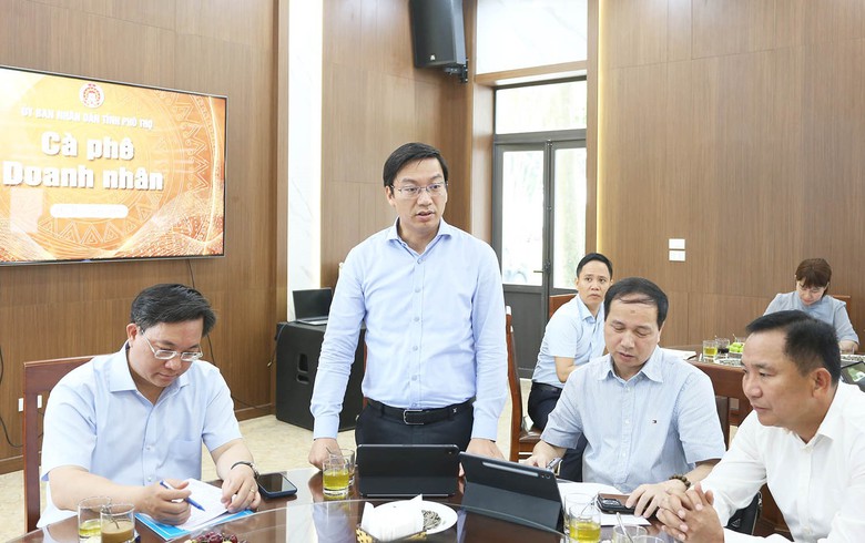 "C&agrave; ph&ecirc; doanh nh&acirc;n" ở Ph&uacute; Thọ - K&ecirc;nh đối thoại trực tiếp ch&iacute;nh quyền v&agrave; doanh nghiệp- Ảnh 3.