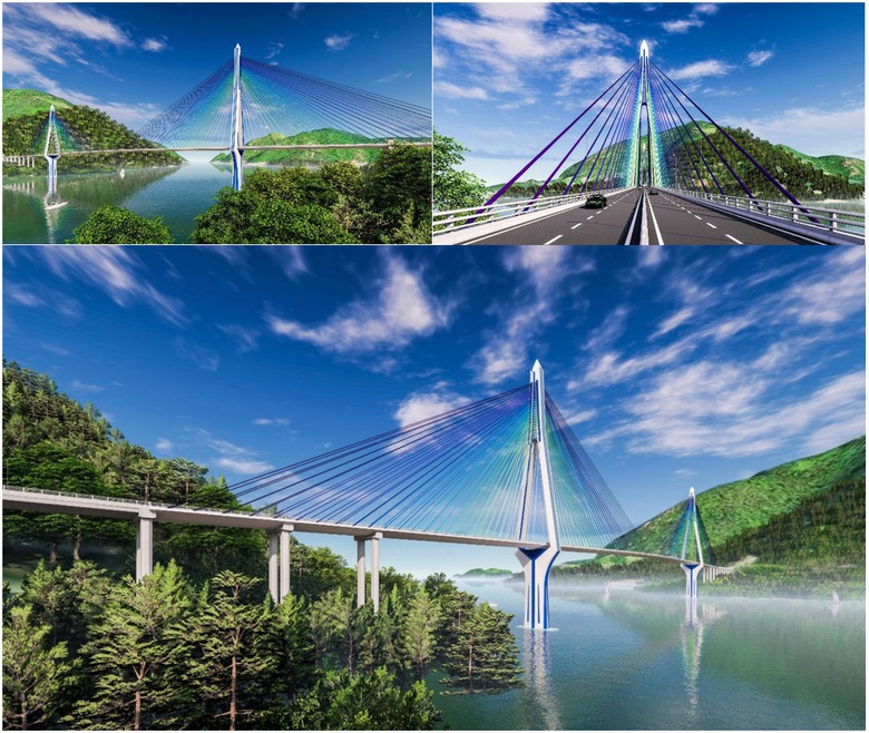 C&ocirc;ng nh&acirc;n "neo m&igrave;nh" giữa s&ocirc;ng Đ&agrave; thi c&ocirc;ng cầu d&acirc;y văng c&oacute; nhịp ch&iacute;nh d&agrave;i nhất Việt Nam- Ảnh 40.