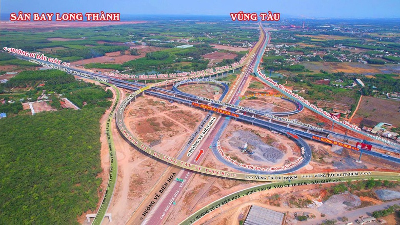 Mở n&uacute;t giao Long Th&agrave;nh từ 24/5 kết nối cao tốc TP.HCM - Long Th&agrave;nh v&agrave; Bi&ecirc;n H&ograve;a - Vũng T&agrave;u- Ảnh 1.
