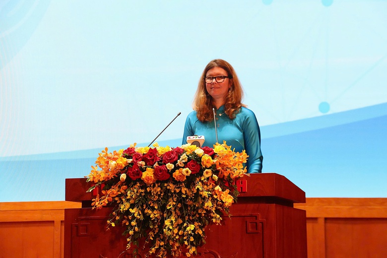 Ph&oacute; Chủ tịch nước V&otilde; Thị &Aacute;nh Xu&acirc;n dự lễ ph&aacute;t động Th&aacute;ng h&agrave;nh động v&igrave; trẻ em năm 2026- Ảnh 7.