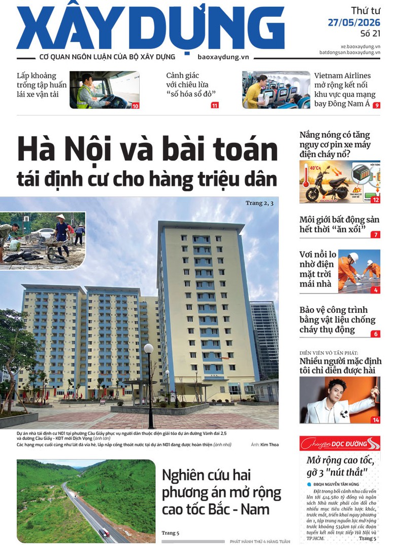 Tin mới nhất, hay nhất tr&ecirc;n B&aacute;o X&acirc;y dựng ng&agrave;y 27/5/2026- Ảnh 1.