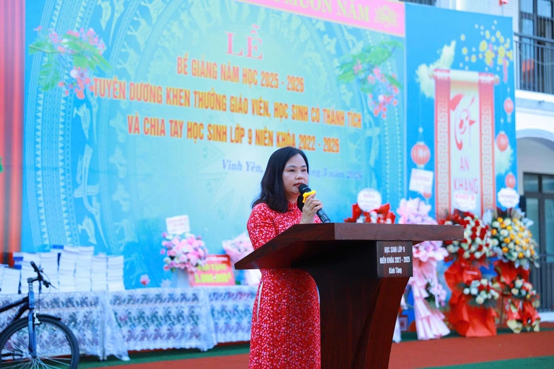 Ph&uacute; Thọ: Trường THCS T&iacute;ch Sơn nhiều dấu ấn tự h&agrave;o trong năm học 2025 -2026- Ảnh 1.
