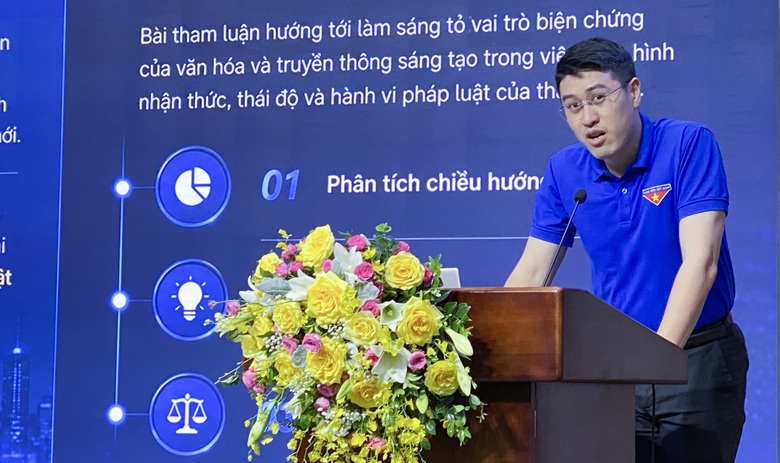 Thanh ni&ecirc;n giữ vai tr&ograve; n&ograve;ng cốt trong phổ biến, gi&aacute;o dục ph&aacute;p luật- Ảnh 2.