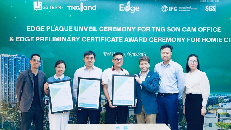 TNG Land ghi dấu ấn với loạt chứng nhận c&ocirc;ng tr&igrave;nh xanh EDGE tại Th&aacute;i Nguy&ecirc;n- Ảnh 1.