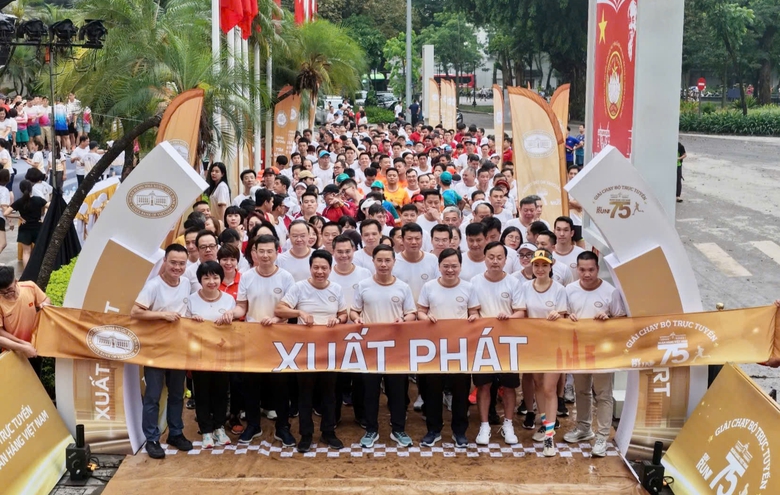 Ph&aacute;t động giải chạy trực tuyến &ldquo;75 năm Ng&acirc;n h&agrave;ng Việt Nam&rdquo;- Ảnh 1.