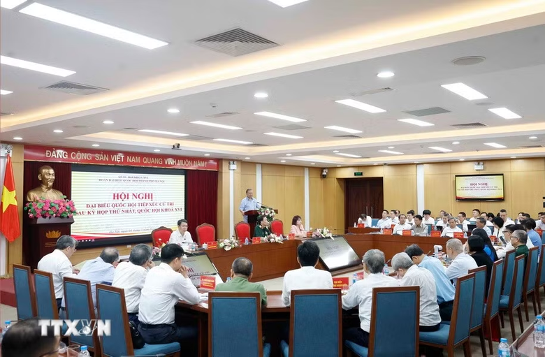 Tổng B&iacute; thư, Chủ tịch nước: Mở ra cơ hội lớn để H&agrave; Nội bứt ph&aacute;, ph&aacute;t triển xứng tầm hơn- Ảnh 2.