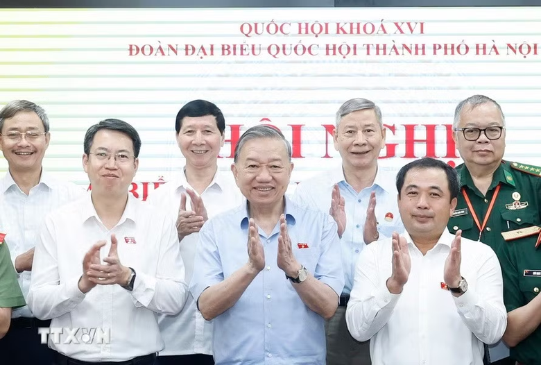 Tổng B&iacute; thư, Chủ tịch nước: Mở ra cơ hội lớn để H&agrave; Nội bứt ph&aacute;, ph&aacute;t triển xứng tầm hơn- Ảnh 4.