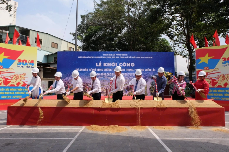 TP.HCM khởi c&ocirc;ng mở rộng đường Trần B&igrave;nh Trọng, ho&agrave;n thiện kết nối khu vực trung t&acirc;m- Ảnh 1.