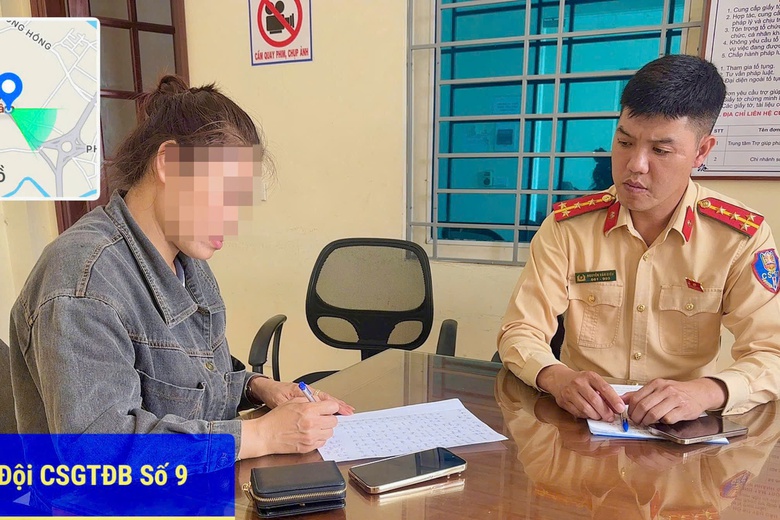 H&agrave; Nội: V&igrave; sao nữ t&agrave;i xế để b&eacute; trai ngồi trước v&ocirc; lăng &ocirc; t&ocirc; đang chạy kh&ocirc;ng bị xử phạt?- Ảnh 2.