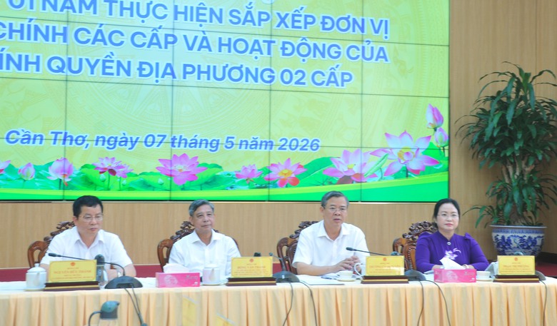 Cần Thơ vận h&agrave;nh ch&iacute;nh quyền hai cấp th&ocirc;ng suốt sau một năm sắp xếp- Ảnh 1.