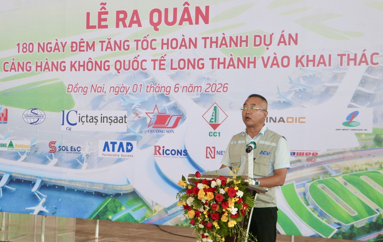 S&acirc;n bay Long Th&agrave;nh bước v&agrave;o 180 ng&agrave;y thi đua nước r&uacute;t để kịp khai th&aacute;c cuối năm 2026- Ảnh 1.