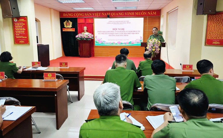 C&ocirc;ng an H&agrave; Nội huy động lực lượng bảo đảm an ninh kỳ thi tốt nghiệp THPT 2026- Ảnh 10.