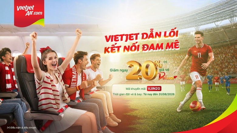 Vietjet ưu đ&atilde;i lớn m&ugrave;a h&egrave;, &aacute;p dụng cho hạng Deluxe, SkyBoss v&agrave; Business - Ảnh 1.