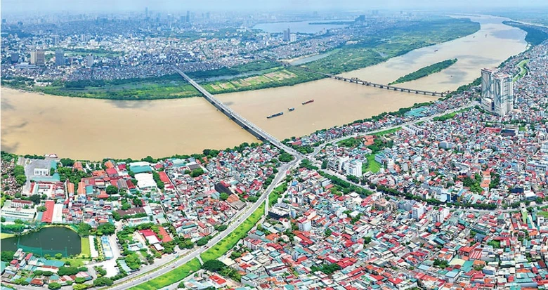 Hà Nội yêu cầu không để phát sinh điểm nóng khi triển khai Trục đại lộ cảnh quan sông Hồng - Ảnh 1.