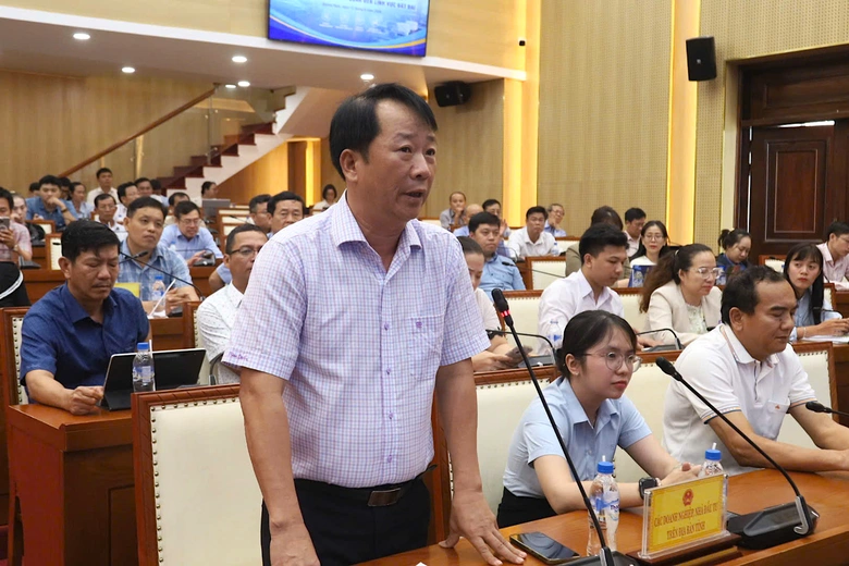 Đất đai l&agrave; lĩnh vực ph&aacute;t sinh nhiều kiến nghị nhất của doanh nghiệp tại Quảng Ng&atilde;i - Ảnh 4.