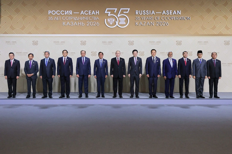 Thủ tướng Lê Minh Hưng dự phiên toàn thể Hội nghị Cấp cao Kỷ niệm 35 năm quan hệ ASEAN - Nga - Ảnh 1.