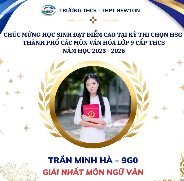Học sinh trường tư lần đầu trở th&agrave;nh thủ khoa lớp 10 H&agrave; Nội với 29,75 điểm - Ảnh 1.